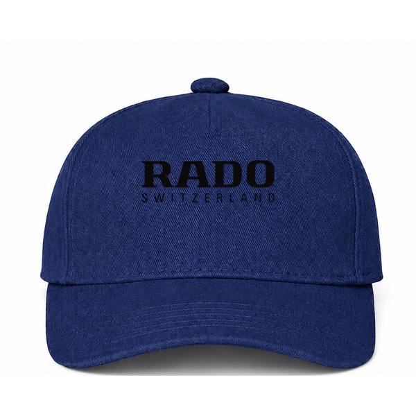 Rado Logo Navy Dad Baseball Cap Hat