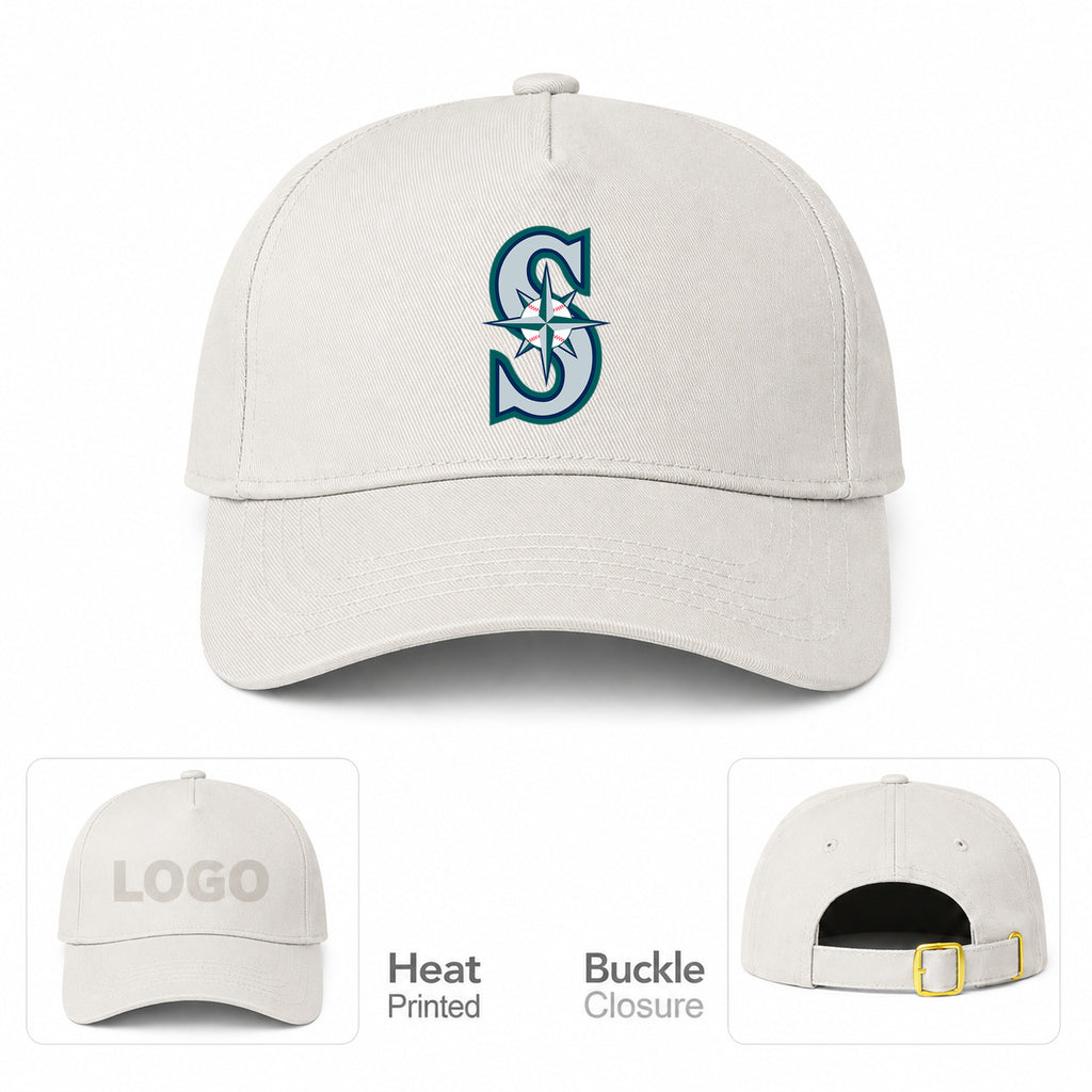 MLB Seattle Mariners Baseball Cap Hat - Beige