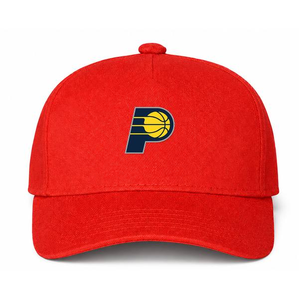 Indiana Pacers NBA Logo Red Dad Baseball Cap Hat