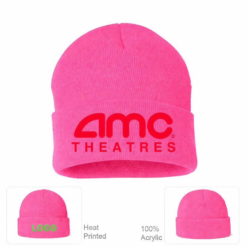 AMC Theatres Beanie Hat - Pink