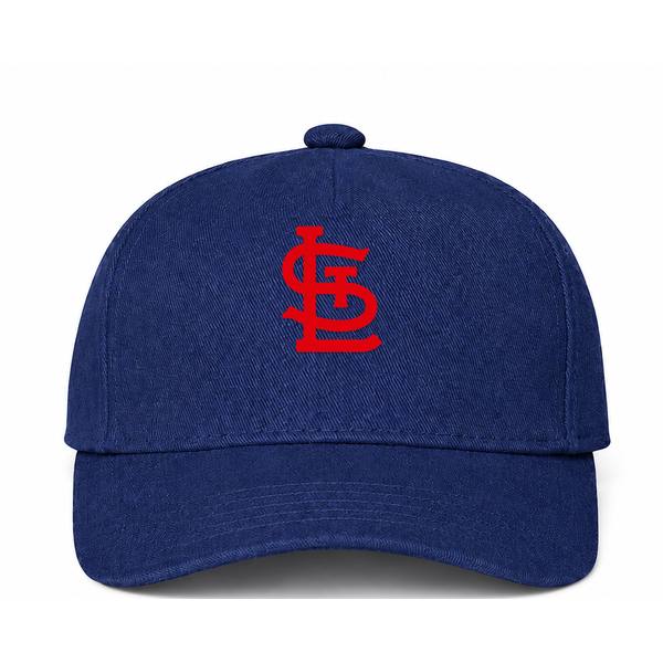 St. Louis Cardinals MLB Logo Navy Dad Baseball Cap Hat