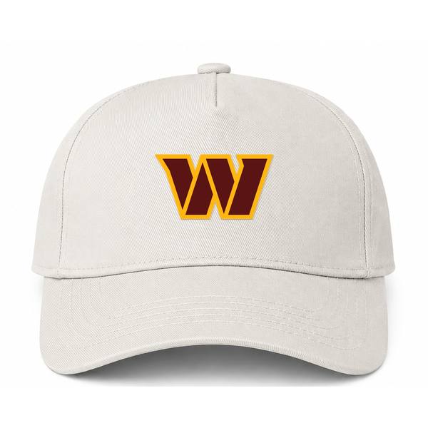 Washington Commanders NFL Logo Beige Dad Baseball Cap Hat