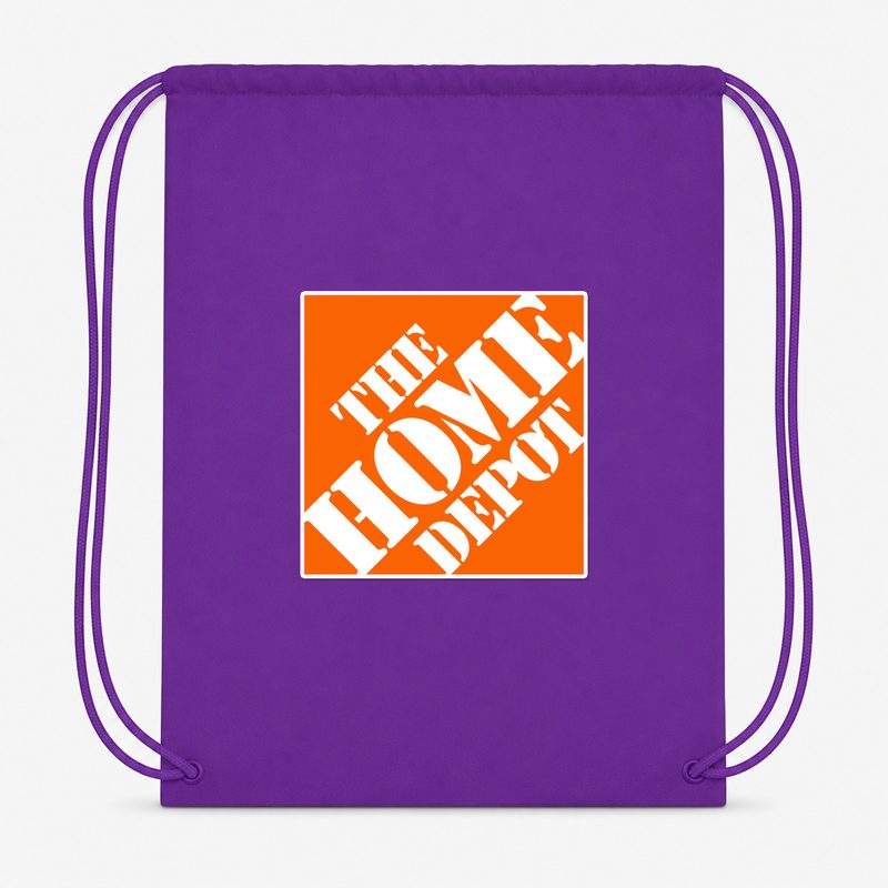 The Home Depot Drawstring Bag - Purple