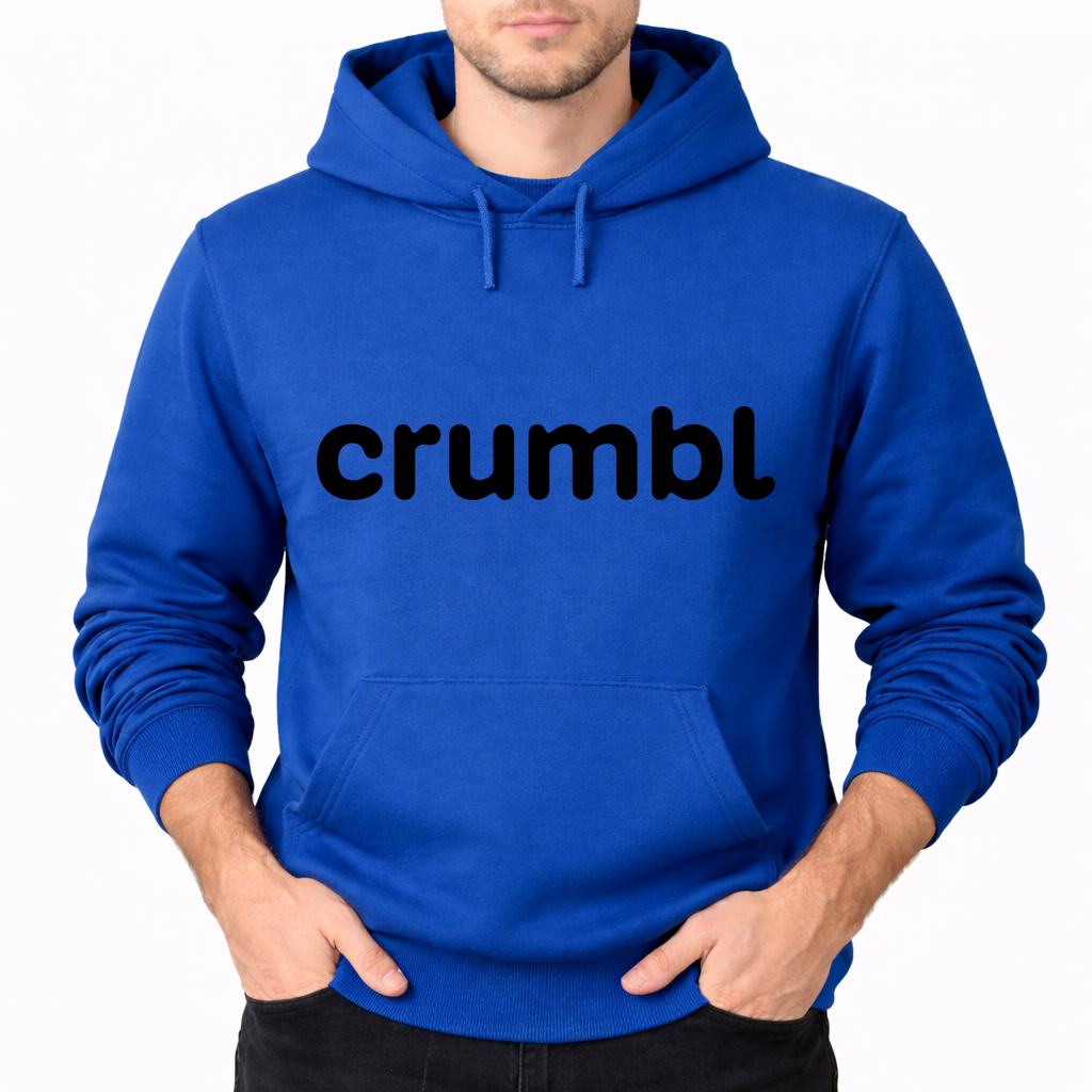 Men's Crumbl Cookies Pullover Hoodie - Blue