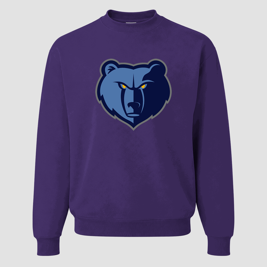 Men's Memphis Grizzlies Crewneck Sweatshirt - Purple