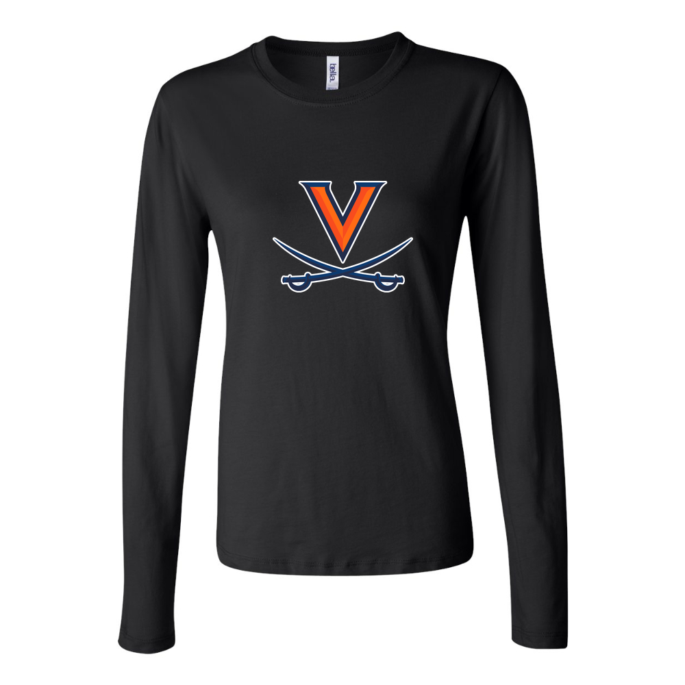 Women's Virginia Cavaliers Long Sleeve T-Shirt - Black