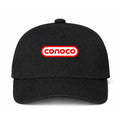 Conoco Logo Black Dad Baseball Cap Hat