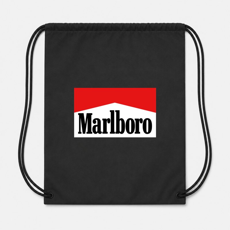 Marlboro Drawstring Bag - Black