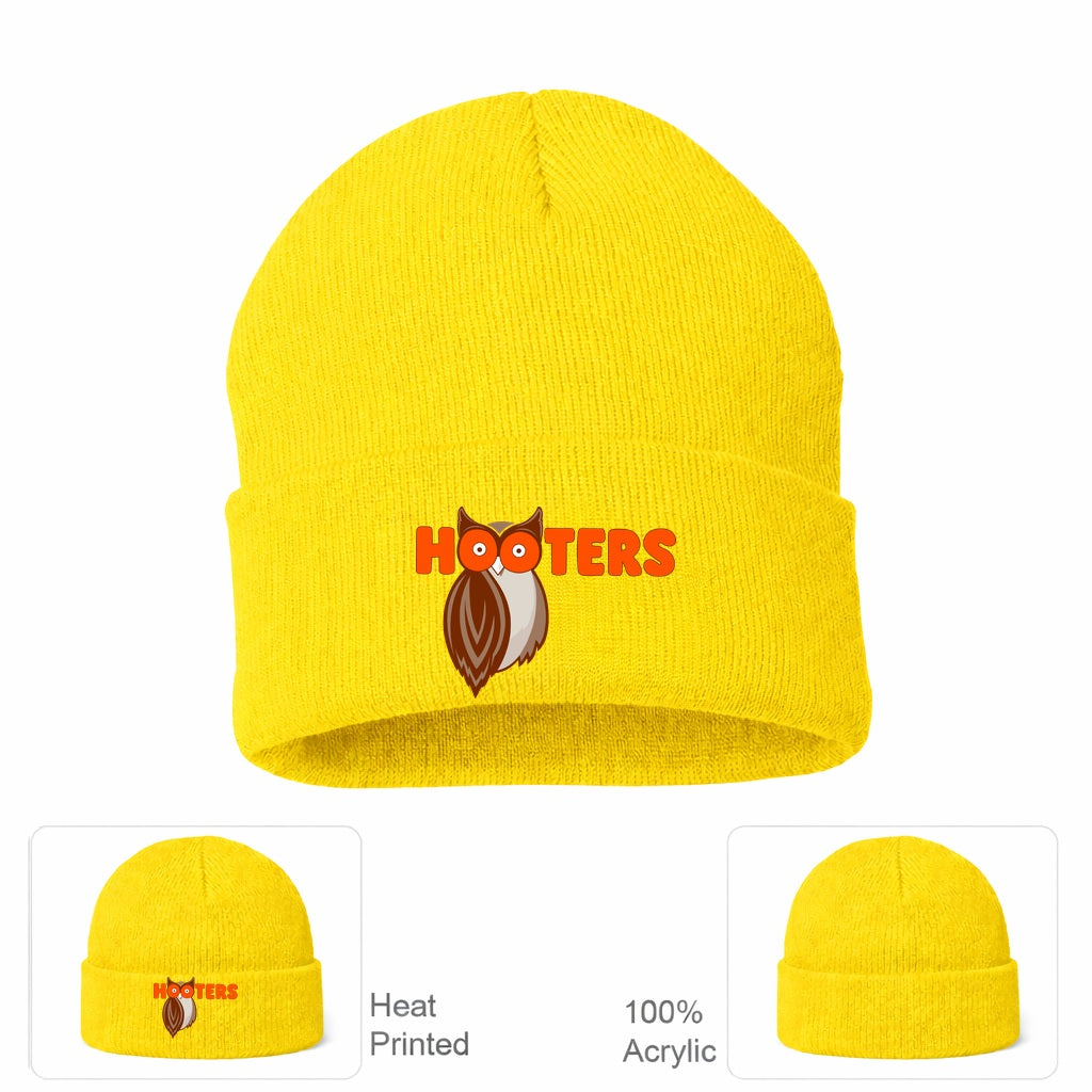 Hooters Beanie Hat - Yellow