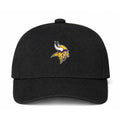 Minnesota Vikings NFL Logo Black Dad Baseball Cap Hat