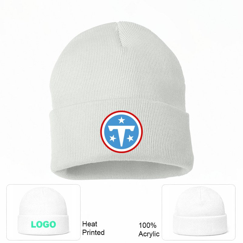 Tennessee Titans White Beanie Hat