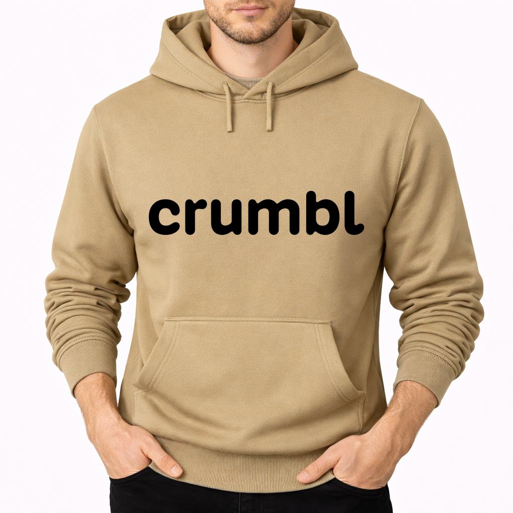 Men's Crumbl Cookies Pullover Hoodie - Tan