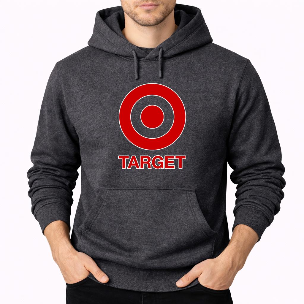 Men's Target Pullover Hoodie - Charcoal
