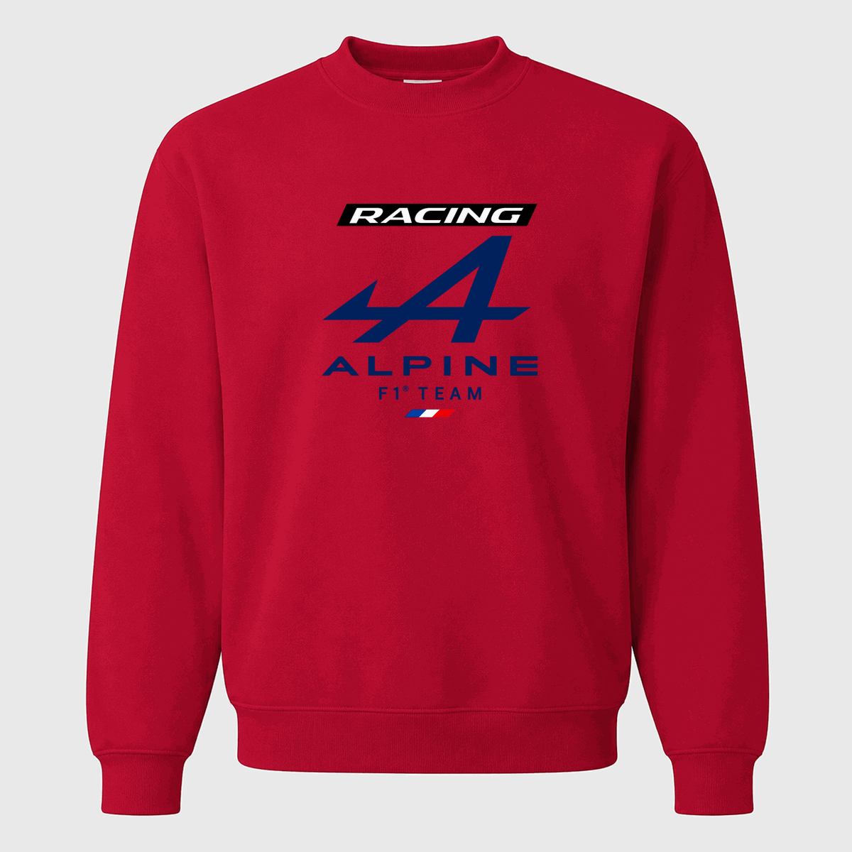 Men's Alpine F1 Team Crewneck Sweatshirt - Red