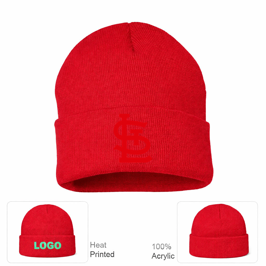 MLB St. Louis Cardinals Beanie Hat - Red
