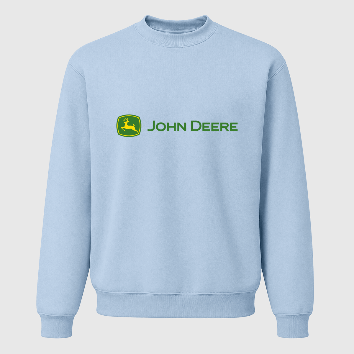 Men's John Deere Crewneck Sweatshirt - Sky Blue