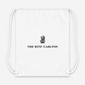 Ritz Carlton Drawstring Bag - White