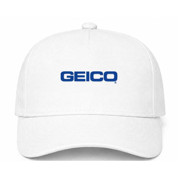 GEICO Logo White Dad Baseball Cap Hat
