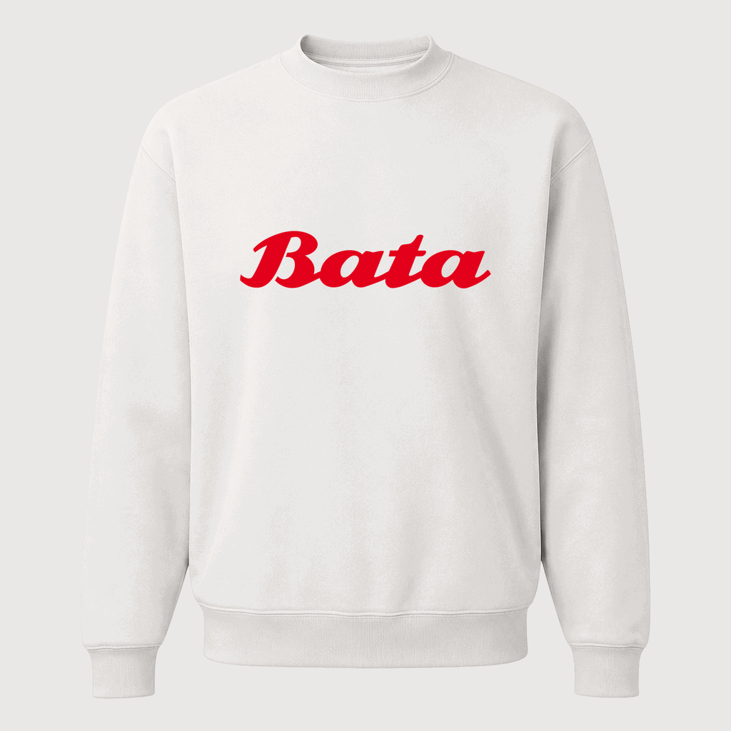 Men's Bata Crewneck Sweatshirt - White