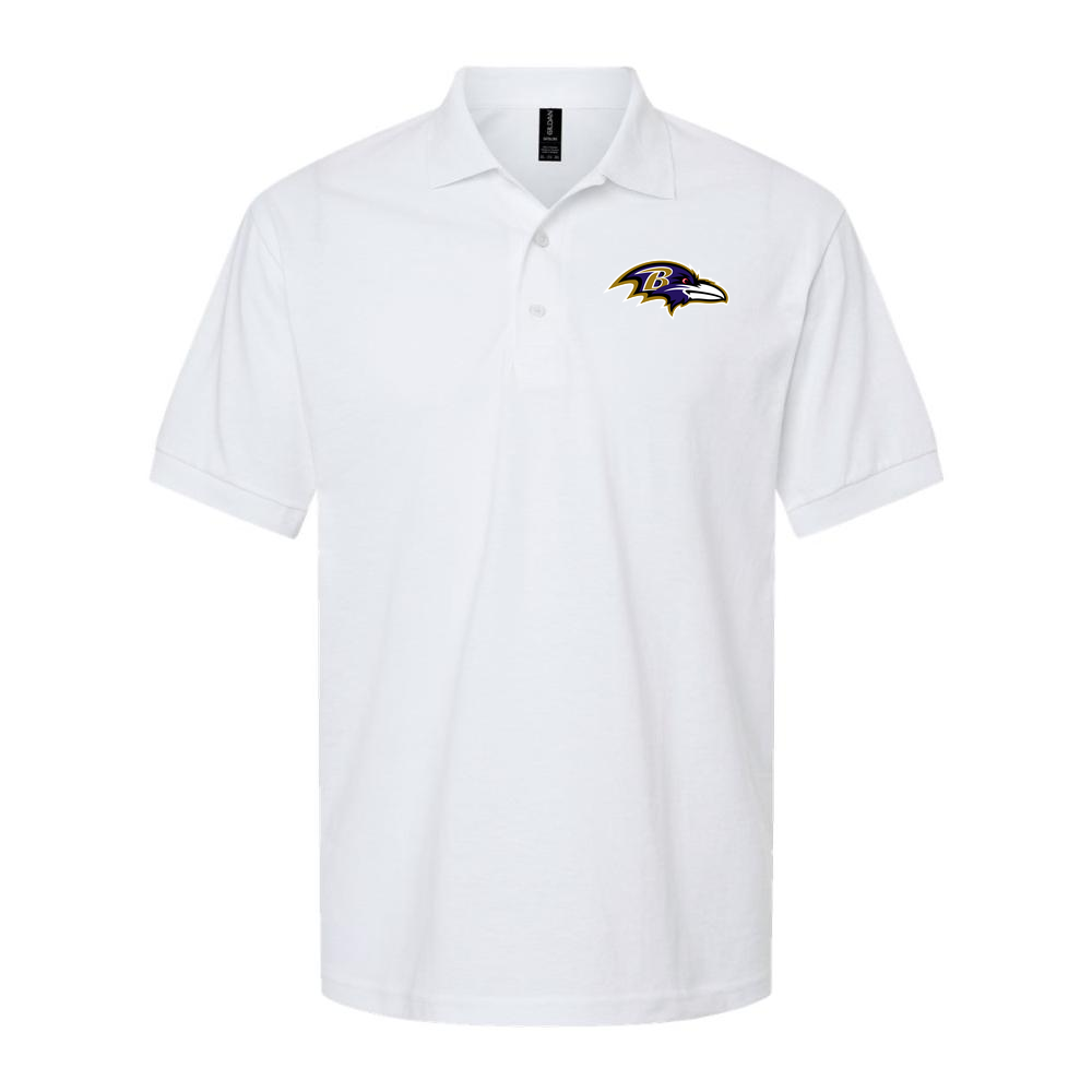Men's Baltimore Ravens Dry Blend Polo - White