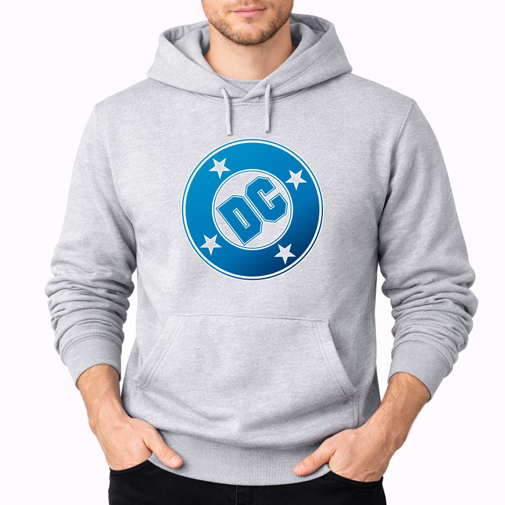Men's DC Comics Pullover Hoodie - Gray