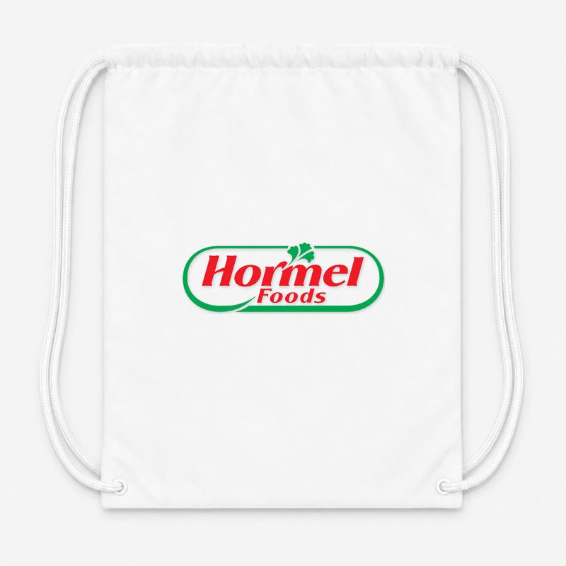Hormel Food Drawstring Bag - White