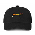 Indiana Jones Logo Black Dad Baseball Cap Hat