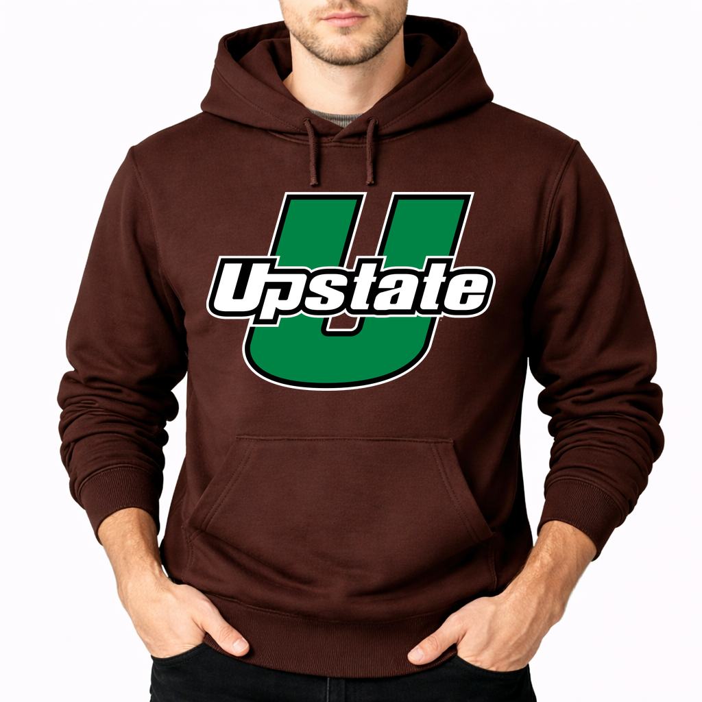 Men's USC Upstate Spartans Pullover Hoodie - Brown