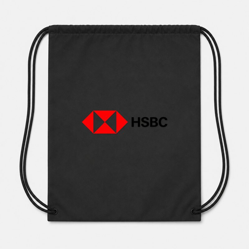HSBC Min Drawstring Bag - Black