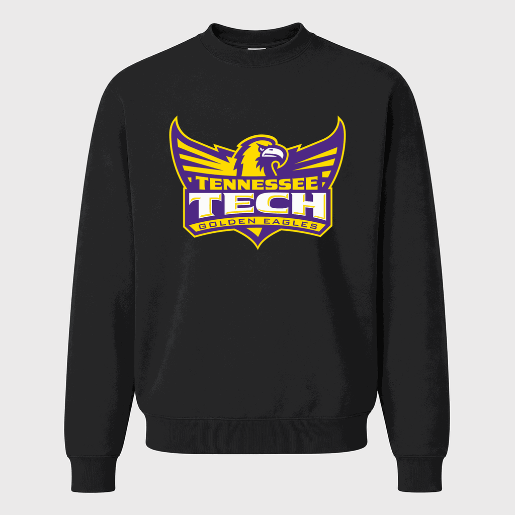 Men's Tennessee Tech Golden Eagles Crewneck Sweatshirt - Black