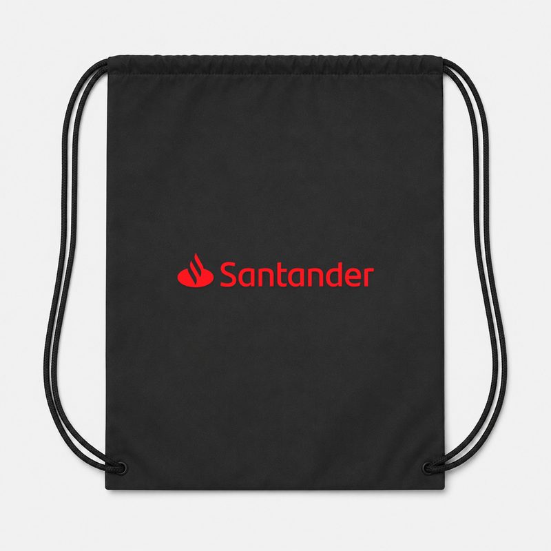 Santander Drawstring Bag - Black