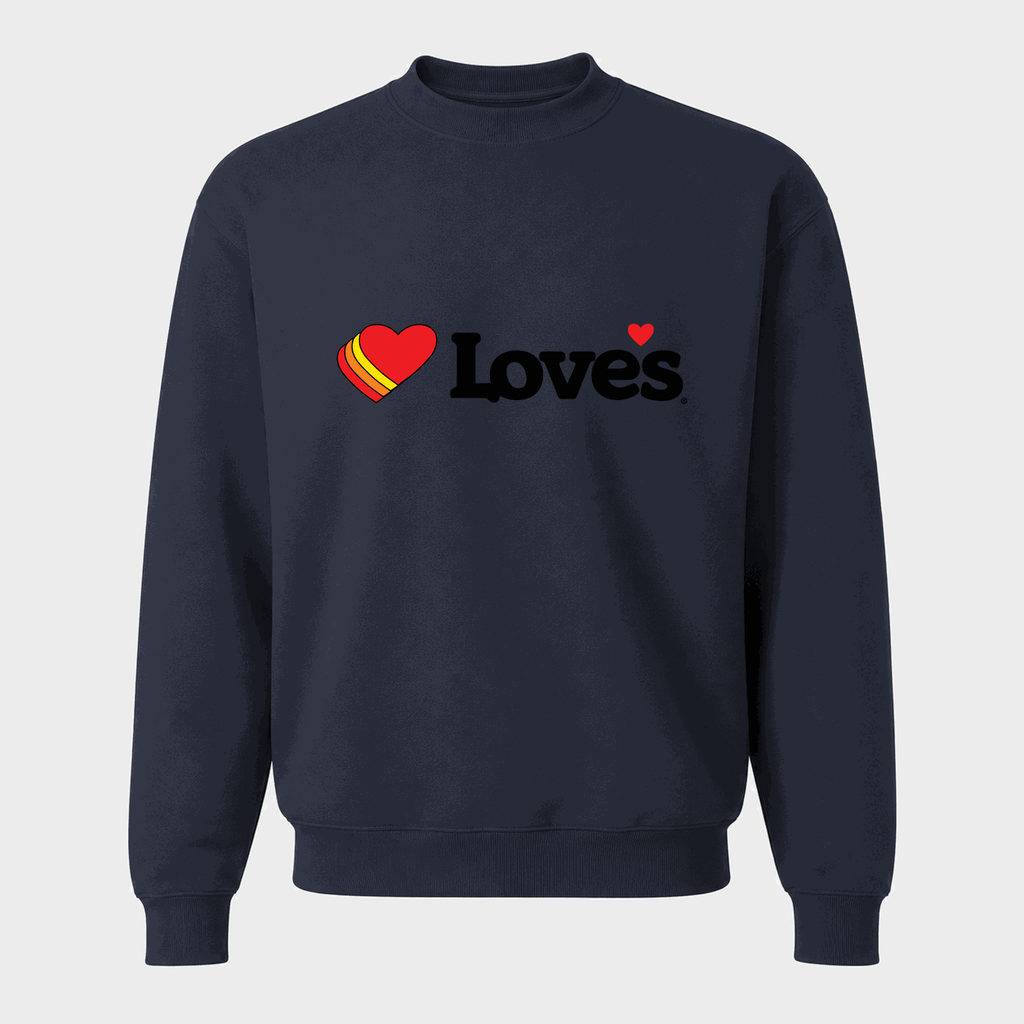 Men's Love's Travel Stops Crewneck Sweatshirt - Navy
