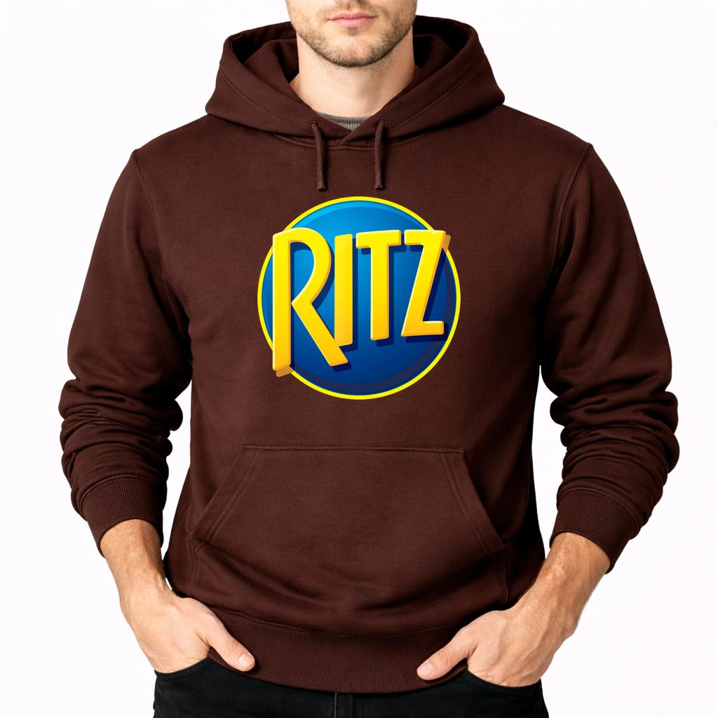 Men's Ritz Mondelez Food Pullover Hoodie - Brown