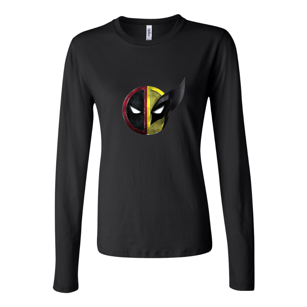 Women's deadpool & wolverine Long Sleeve T-Shirt - Black