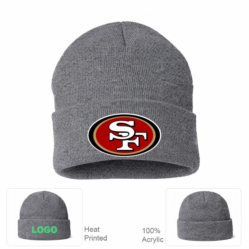San Francisco 49ers Grey Beanie Hat