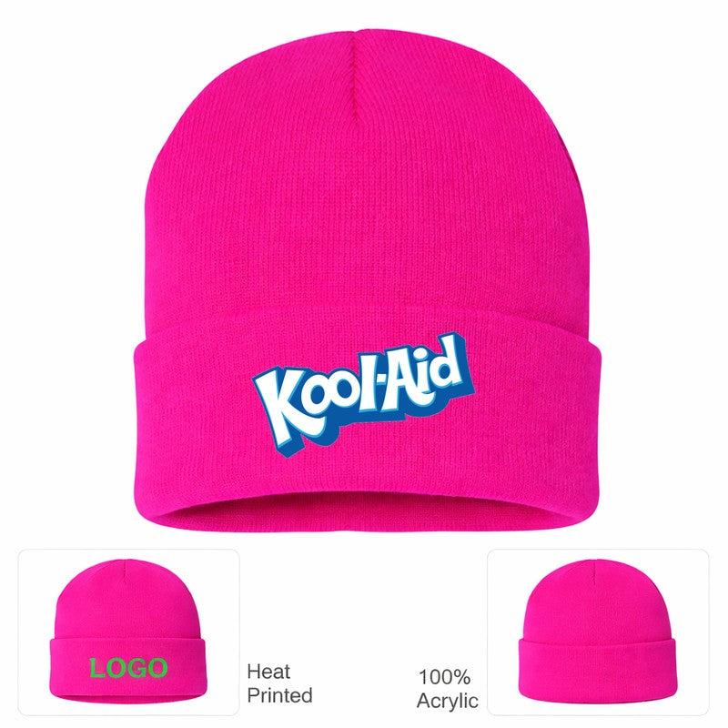 Kool-Aid Hot Pink Beanie Hat