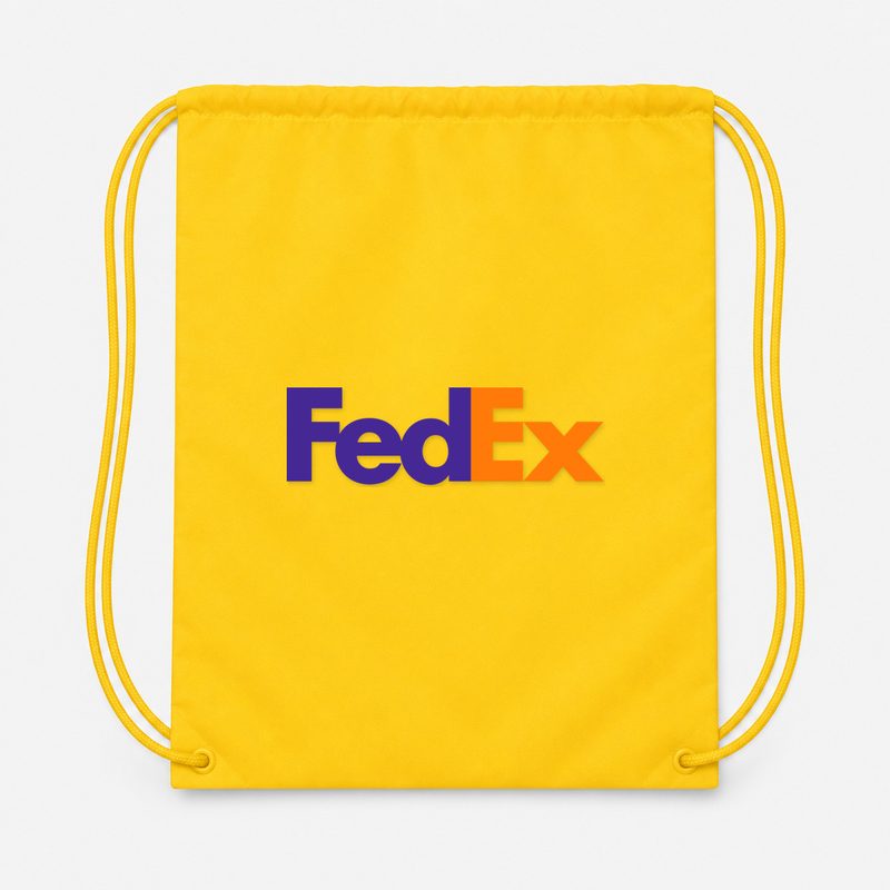 FedEx Drawstring Bag - Yellow