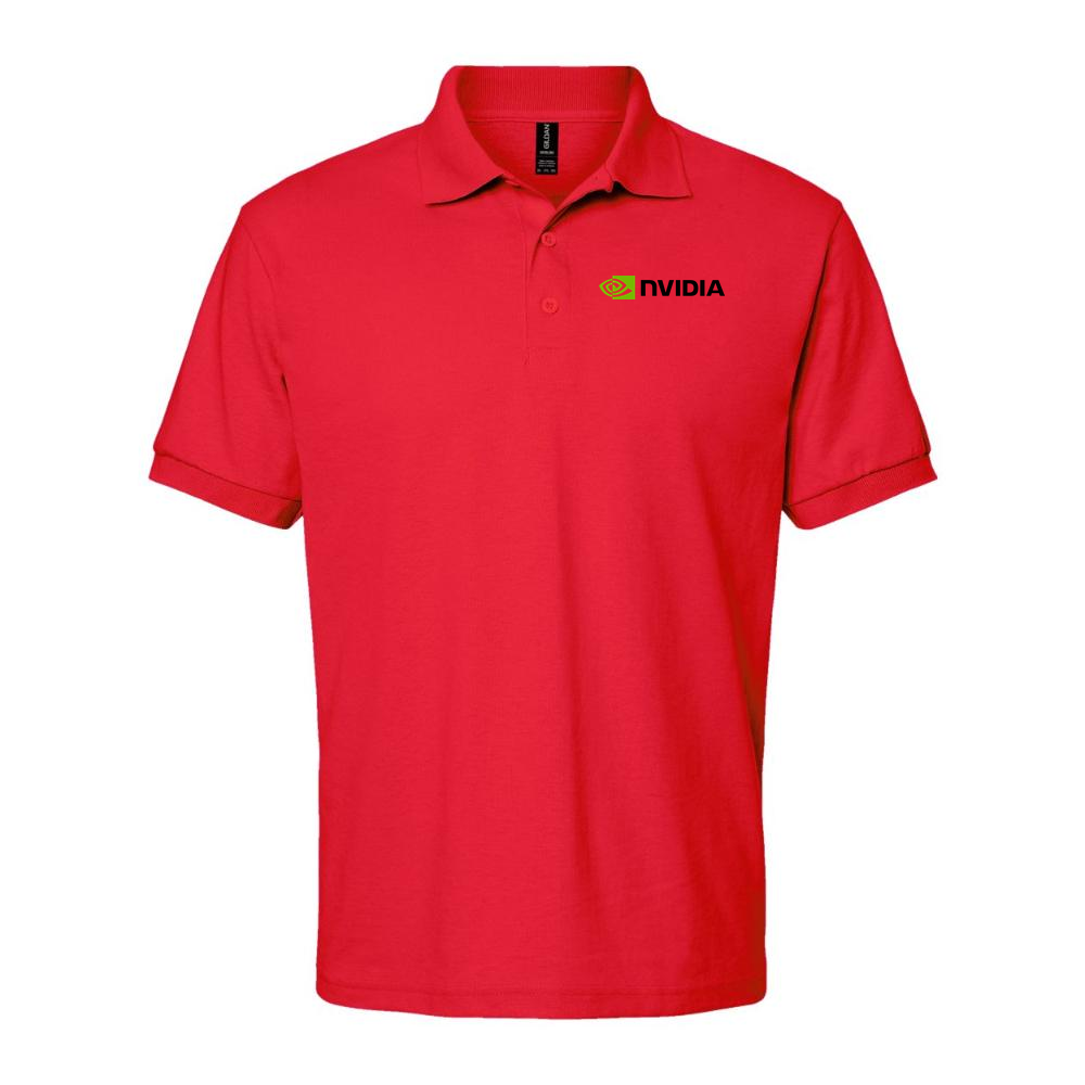 Men's NVIDIA Dry Blend Polo - Red