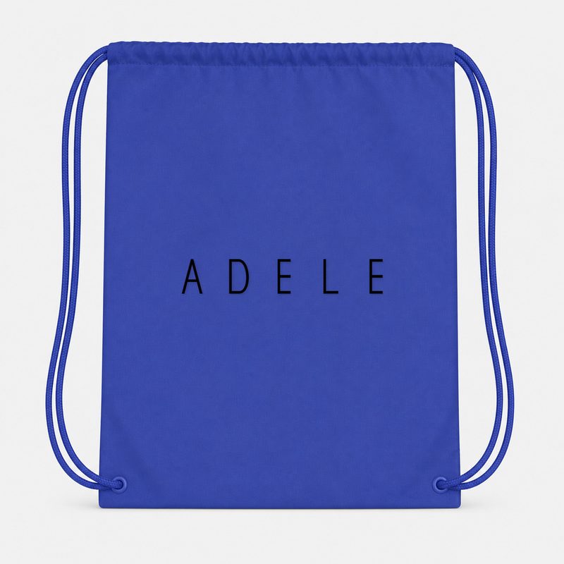 Adele Drawstring Bag - Blue