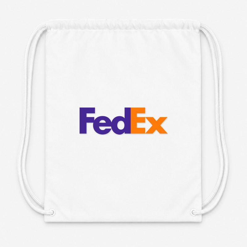 FedEx Drawstring Bag - White