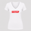 Women's Colgate V Neck T-Shirt in white