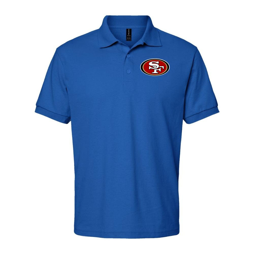 Men's San Francisco 49ers Dry Blend Polo - Blue