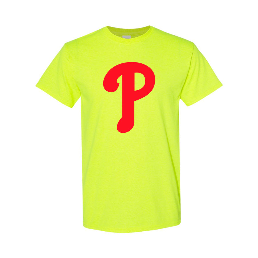 Men's Philadelphia Phillies Cotton T-Shirt - Safety Green