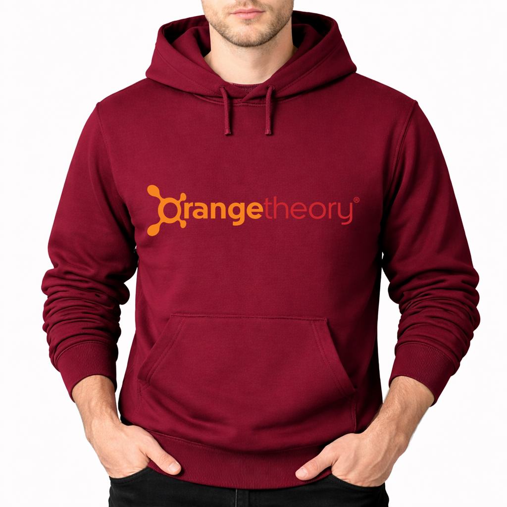 Men's Orangetheory Fitness Pullover Hoodie - Burgundy