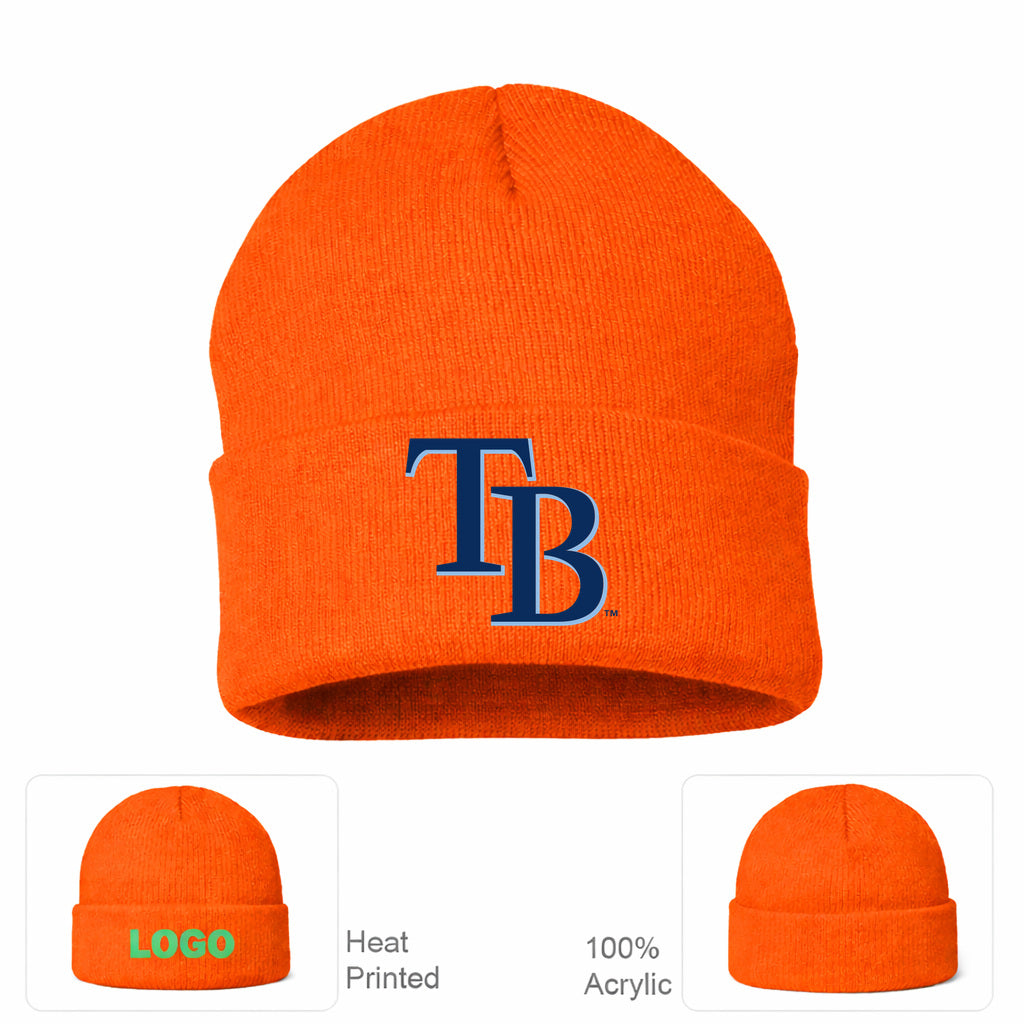 MLB Tampa Bay Rays Beanie Hat - Orange