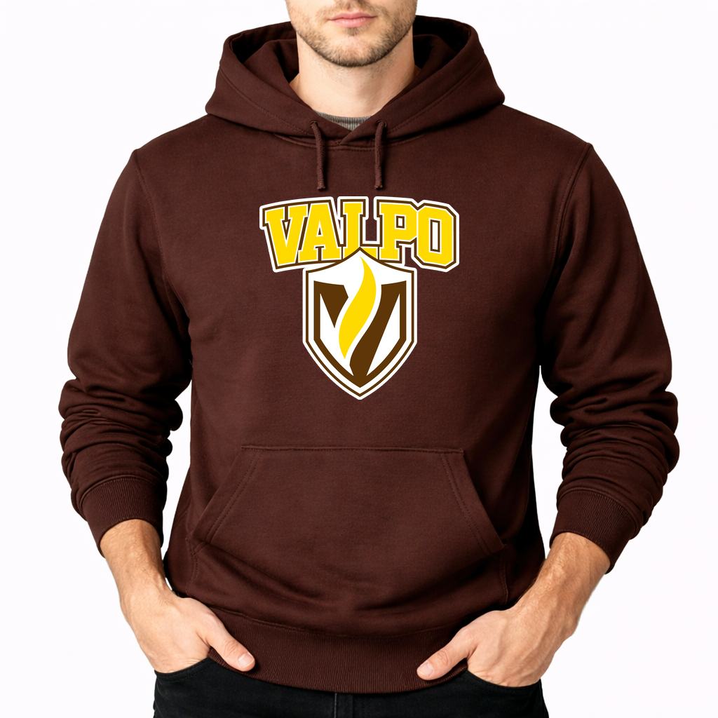 Men's Valparaiso Crusaders Pullover Hoodie - Brown