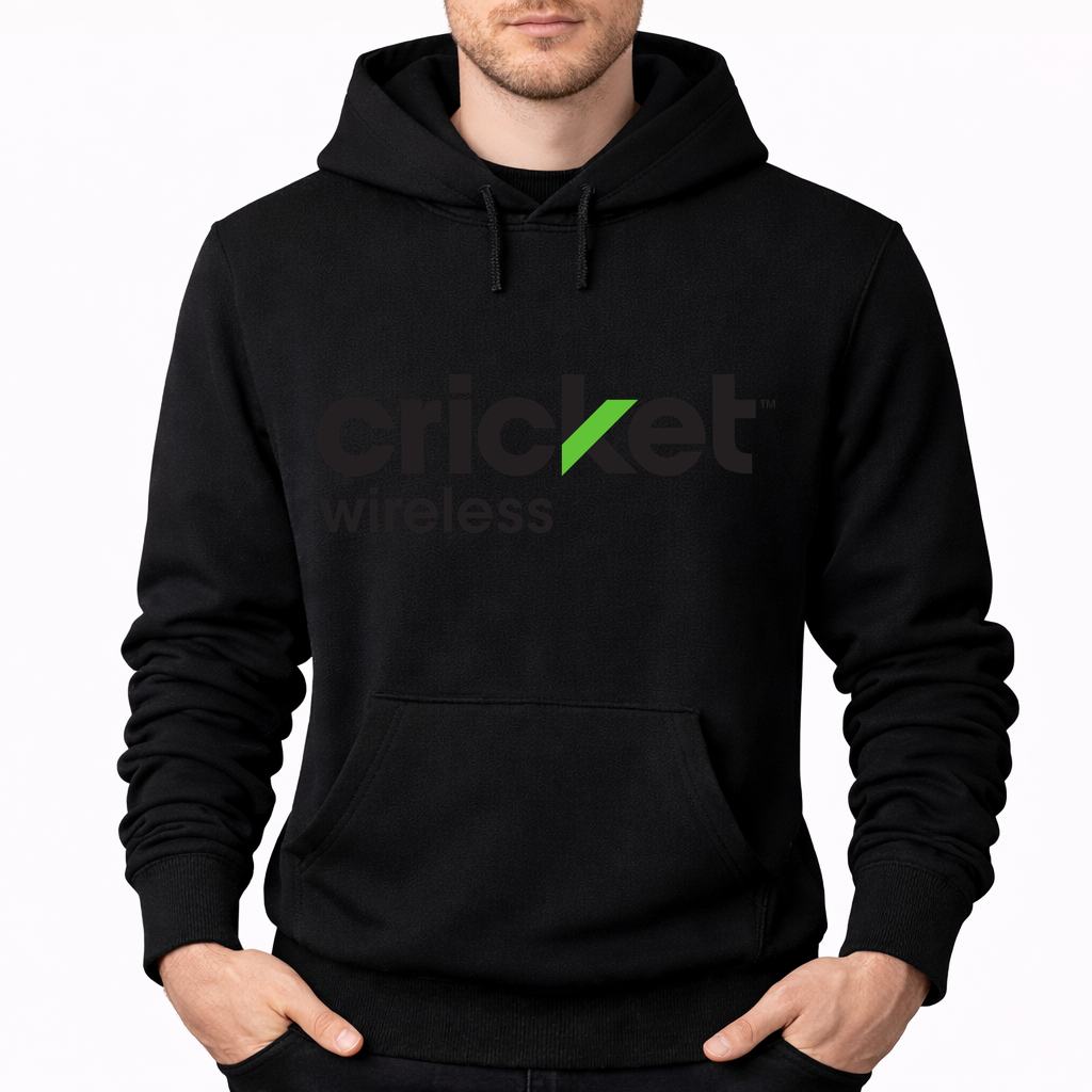 Men's Cricket Wireless Pullover Hoodie - Black