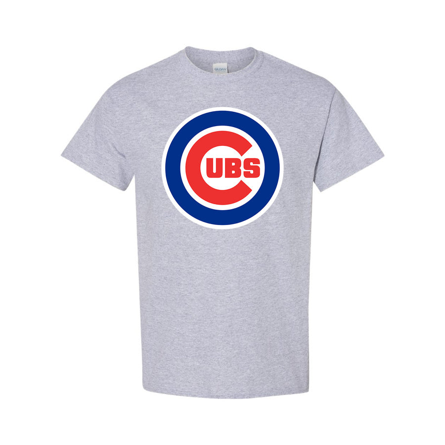 Men's Chicago Cubs Cotton T-Shirt - Gray
