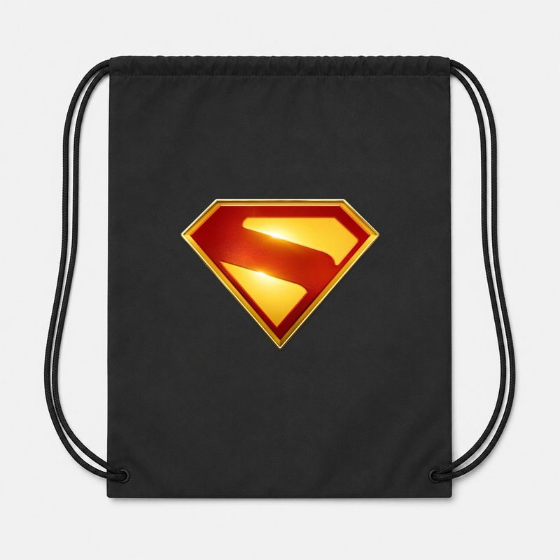 Superman 2025 Drawstring Bag - Black