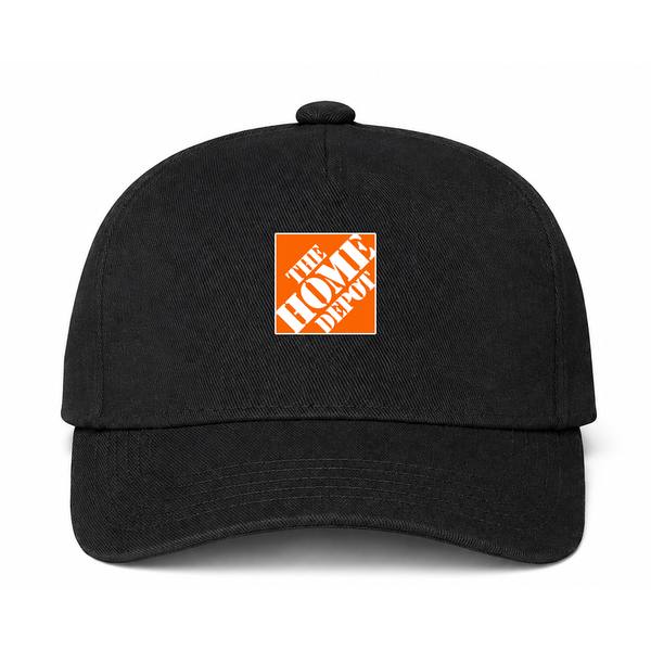 The Home Depot Logo Black Dad Baseball Cap Hat
